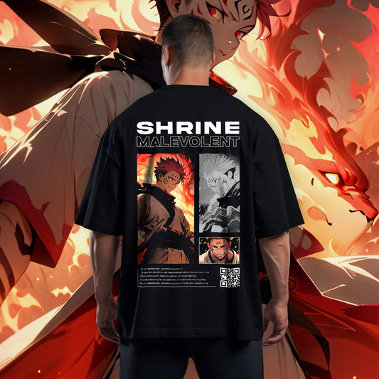 Jujutsu Kaisen Malevolent Shrine T-Shirt Black